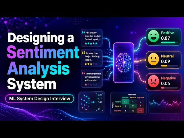 Designing a Sentiment Analysis System | ML System Design Interview