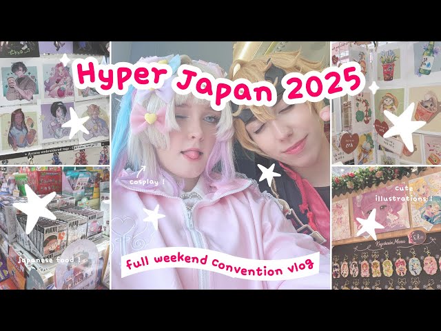hyper japan 2025 🍥 ୧ ‧₊˚ [anime convention vlog] | japanese food, cosplay, jpop and more ⭑ .ᐟ