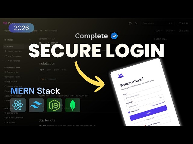 MERN Authentication From Zero to Production | JWT + Protected Routes Tutorial