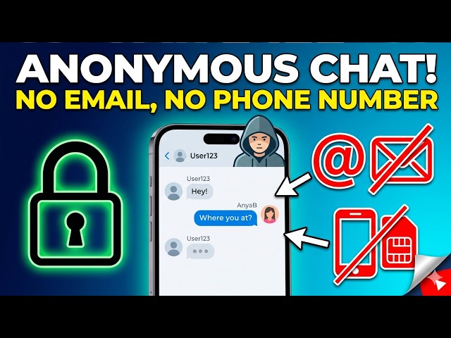 Messenger apps: Login without email and no number required