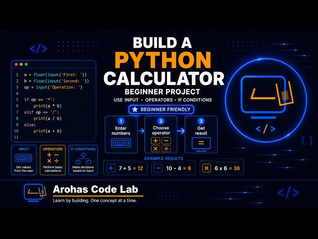 Build a Python Calculator - Beginner Project