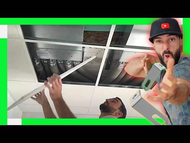 🔰 Cómo Montar FALSO Techo DESMONTABLE de Escayola ➤ ( Cielo raso)