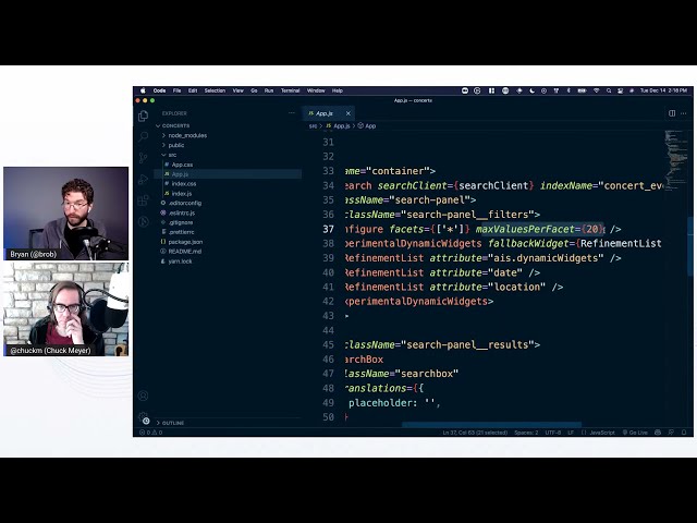 Dev Chat 12/14: Algolia Coding Challenge