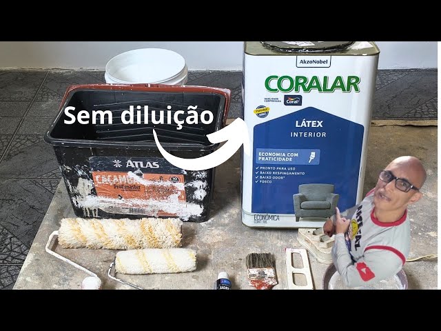 CORALAR ready-to-use latex paint with black tint to make gray