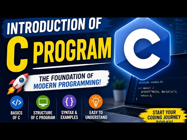 C Program Bangla Tutorial | lecture 1 | introduction of C