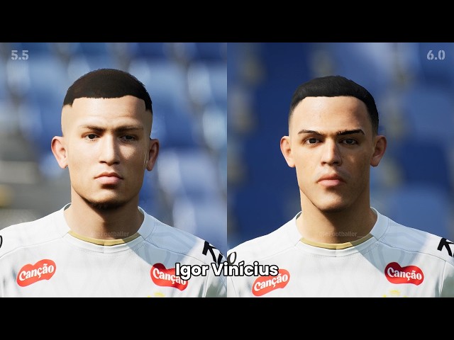 eFootball 2026 vs 2027 Player Models Comparison 5 5 vs 6 0 NEW FACES part 2