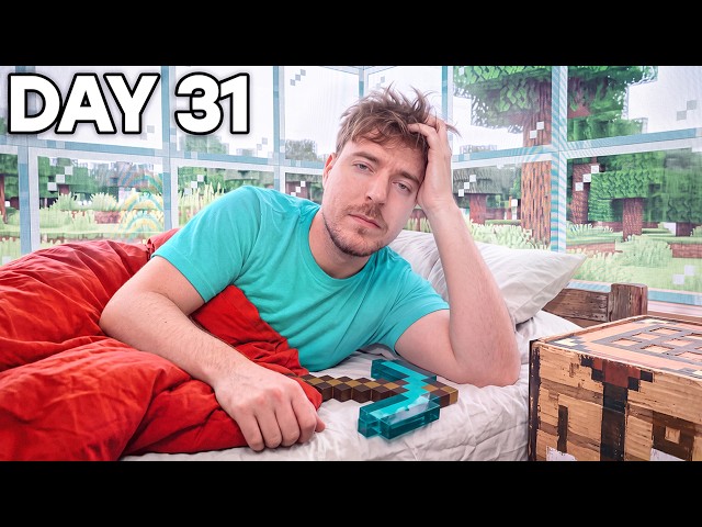 $10,000 Every Day You Survive In Minecraft