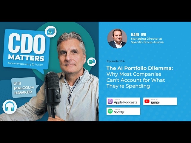 The AI Portfolio Dilemma: Why Most Companies Can't Account for What They're Spending | CDO 104