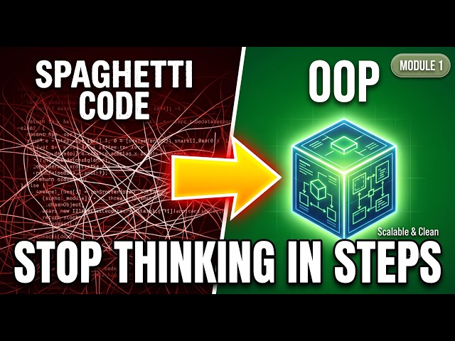 Stop Writing Messy Code ONE SHOT (OOP Explained Simply) #education #learntocode #oop #concept