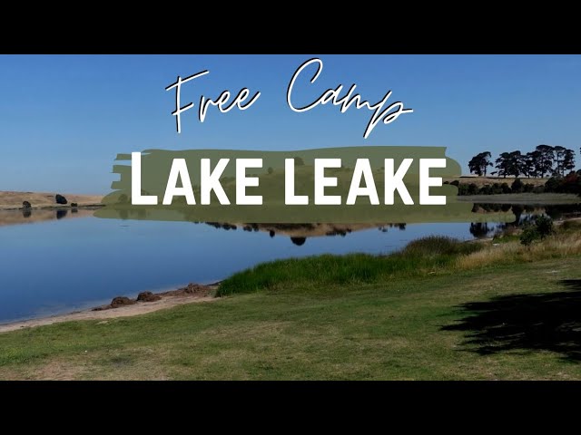 Free Camping Australia | Lake Leake, South Australia | Dog friendly camp site + great amenities!