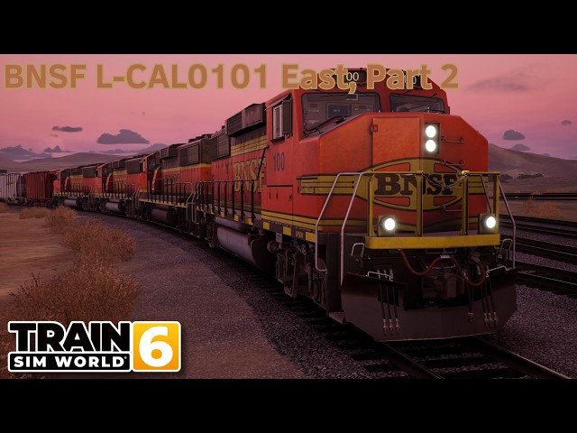 BNSF L-CAL0101 East, Part 2 - Cajon Pass - GP60M - Train Sim World 6