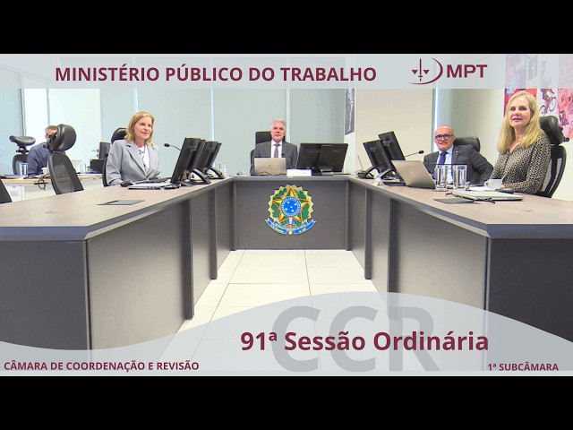 91st Ordinary Session of the 1st Coordination and Review Subchamber of the MPT