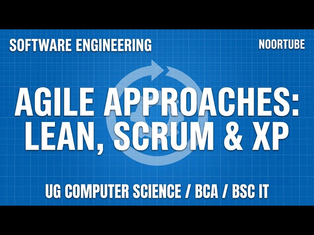 AGILE APPROACHES: LEAN, SCRUM AND XP | NoorTubeComputerScience