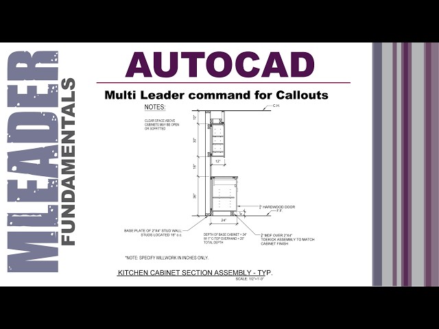 AutoCAD: MLeader command for Callouts