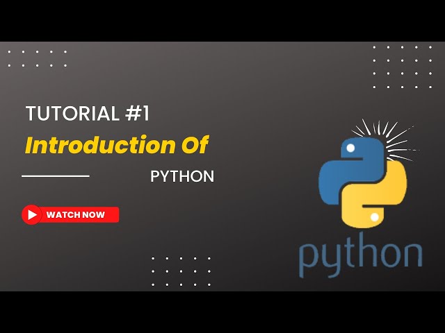 Python Tutorial in Tamil #1_Introduction || GMREITZ