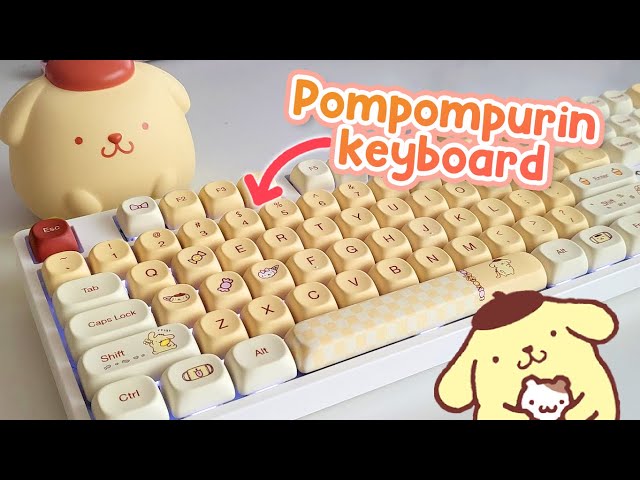Should you buy this Pompompurin Keyboard?🍮 AKKO Keyboard Review