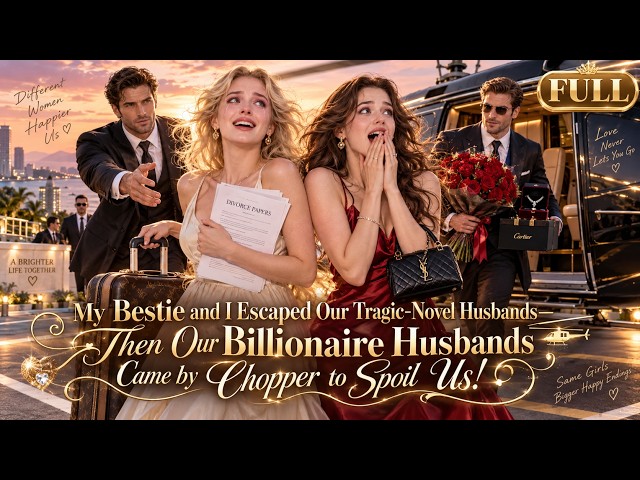 My Bestie＆I Escaped Our Tragic-Novel Husbands—Then Billionaire Brothers Came by Chopper to Spoil Us!
