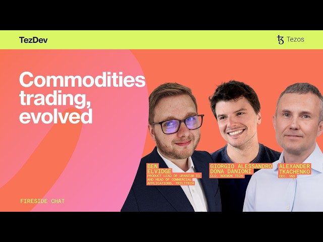 Commodities trading, evolved | TezDev 2026