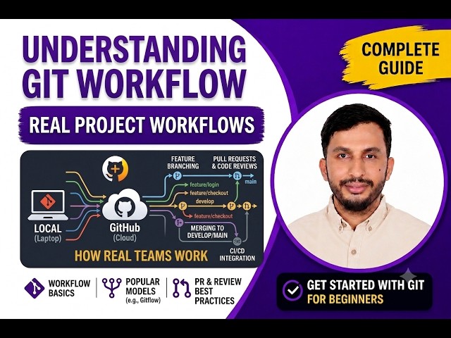 Git Tutorial #5 | Complete Git Workflow: Status, Add, Commit & Push
