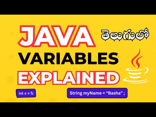 What Are Variables in Java? | Complete Beginner to Advanced Tutorial | Core Java Part 1