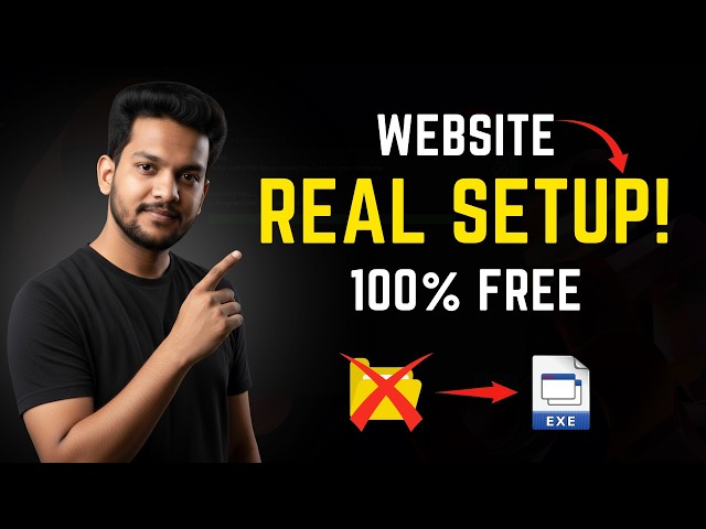 Turn Any Website Into a REAL Installable Windows App (.exe) – Free Setup (Nativefier + Inno Setup)