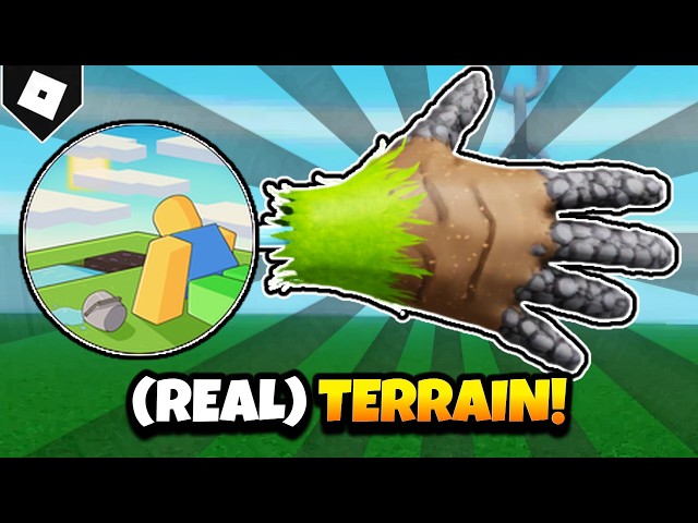 How To Get "Infinite Cobblestone Generator" BADGE and TERRAIN GLOVE in SLAP BATTLES! [ROBLOX]