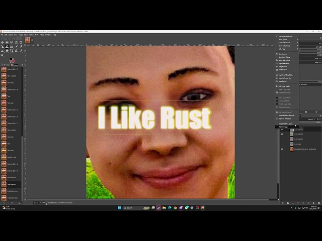 How To Warp Text in GIMP