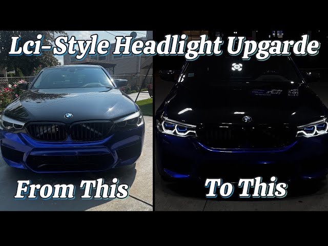 Upgraded My BMW 540i with Angel Laser Headlights - Game Changer!