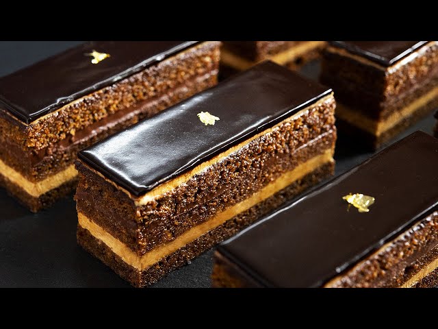 ASMR Cooking / How to make "Opera" The king of chocolate cakes