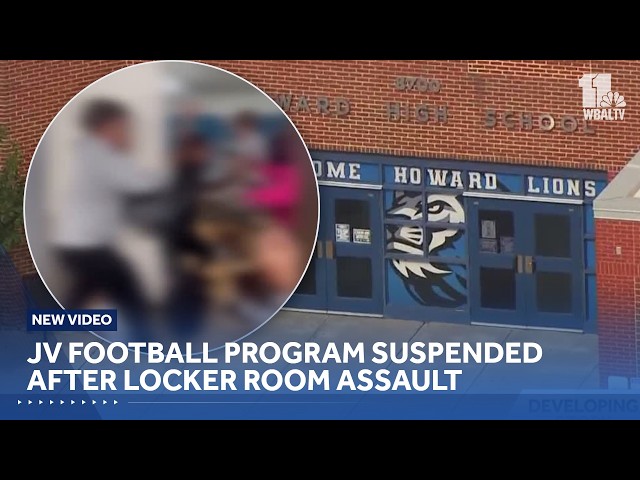 Howard County JV football program suspended after locker room assault