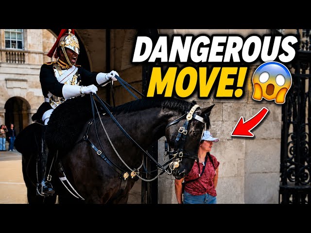 😱 Tourist RISKS Her Life and Does THIS… King’s Guard Steps In Fast! 