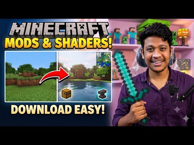 BEST MODS AND SHADERS FOR MINECRAFT JAVA | TELUGU