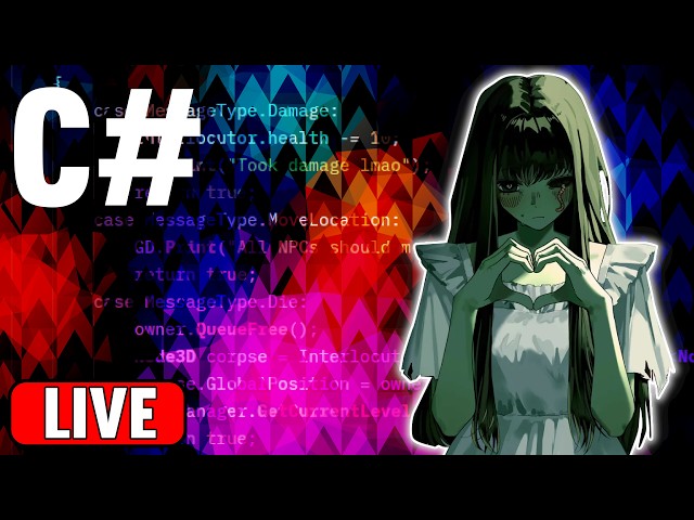 Building a Yandere Simulator-Inspired Horror Game LIVE | Godot C# Game Development