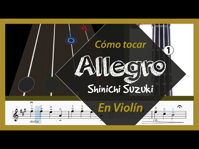 "Allegro" Método Suzuki | Violín🎻 Play along