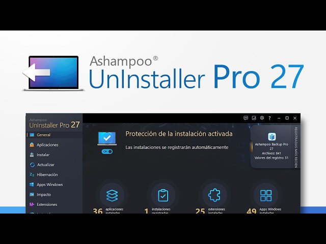 Ashampoo UnInstaller Pro 27 – Desinstalación, mantenimiento y optimización del sistema