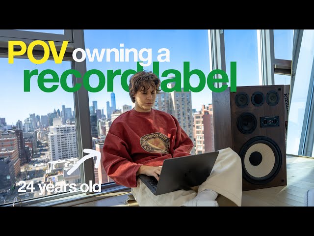 day in the life of a 24 year old record label owner