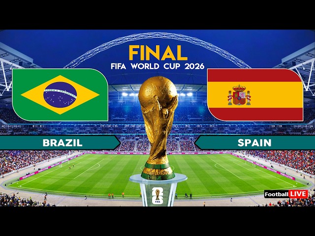 BRAZIL vs SPAIN - Final FIFA World Cup 2026 | Full Match All Goals | Simulation PES