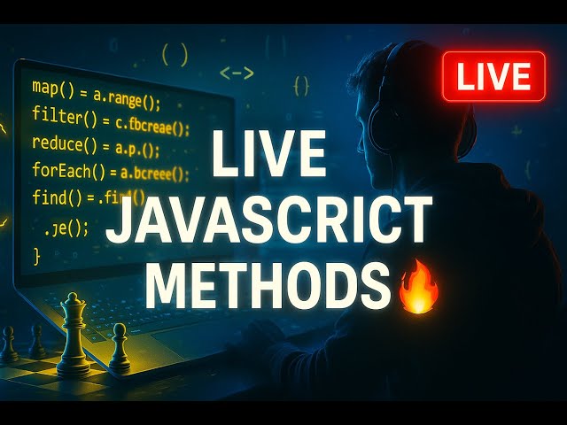 🔴 Live | EP-13 | JavaScript String Methods Explained 🔥| subString |replace | Includes | Tutorial