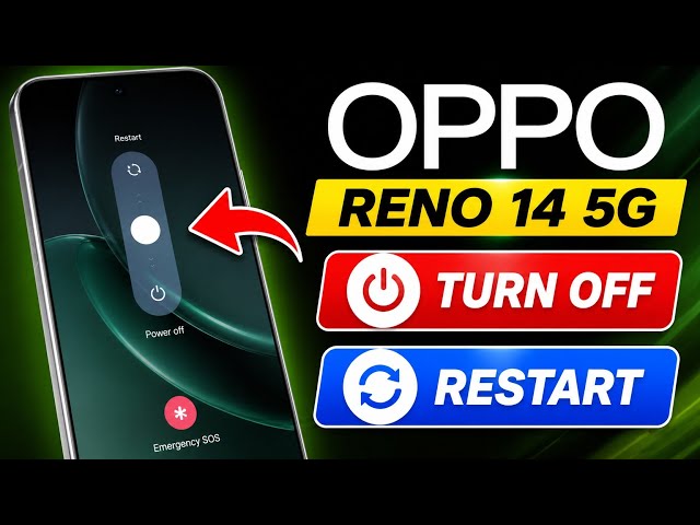 How to Switch Off Oppo Reno 14 5G | How to Disable Google Assistant on OPPO Reno 14 Power Button
