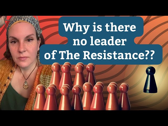 Why is there no leader of The Resistance yet? 