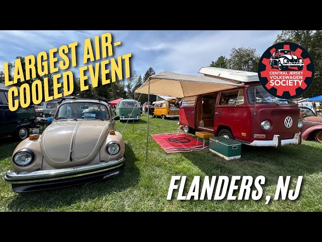 Largest Air Cooled Gathering in the Northeast - Central Jersey's Volkswagen Society - Flanders, NJ