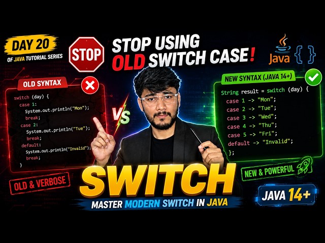 Stop Using Old Switch Case! Master Modern Java Switch 🤯 [2026]