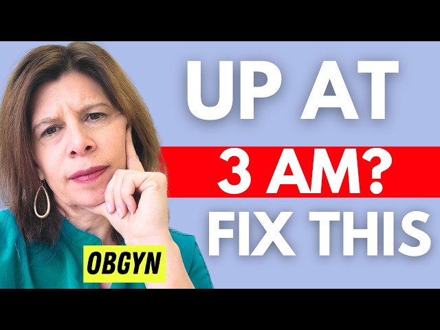 Waking Up at 3AM? 5 Doctor-Approved Fixes for Perimenopause Sleep Problems