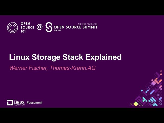 Linux Storage Stack Explained - Werner Fischer, Thomas-Krenn.AG
