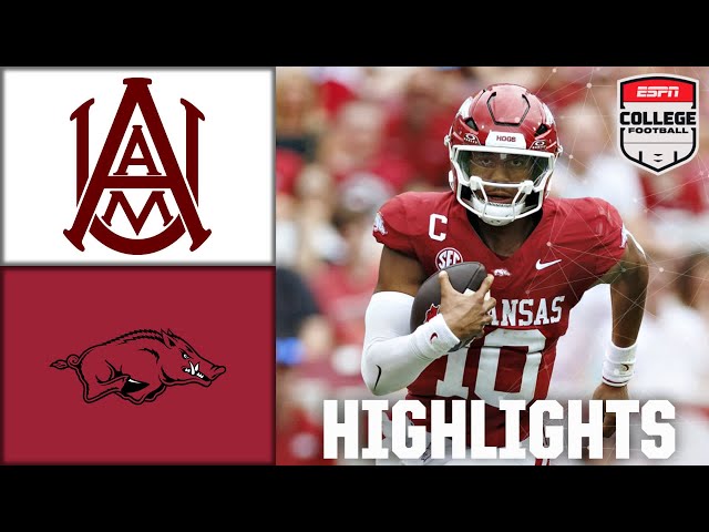 Alabama A&M Bulldogs vs. Arkansas Razorbacks | Full Game Highlights | ESPN College Football