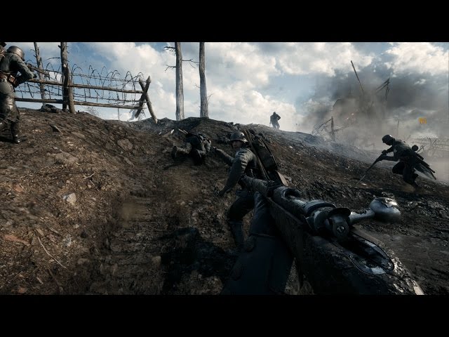 German Trench Assault (No Hud Immersion) - Battlefield 1