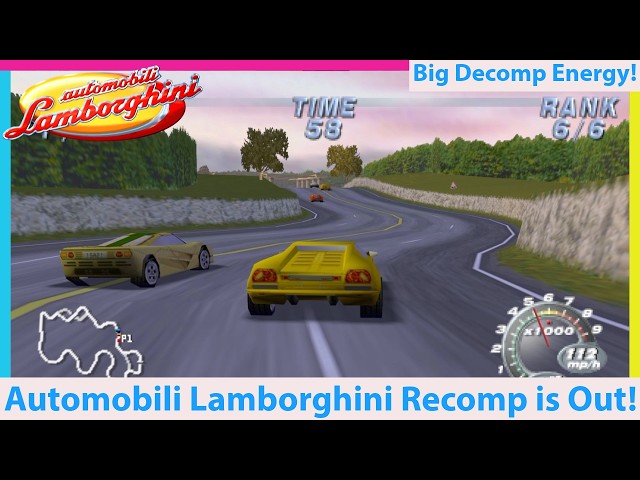Automibili Lamborghini Recomp Out NOW! More N64 Recomps