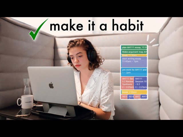 How to develop an effective study routine for school + university 📚