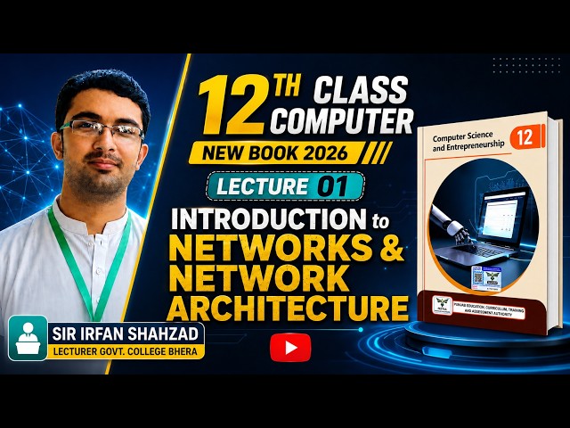 Introduction to Computer Networks | Class 12 Computer Science Chapter 1 | New Book 2026 | Lecture 01