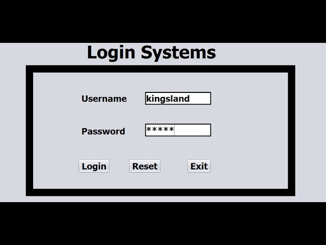 Java NetBeans Login Systems  Tutorial